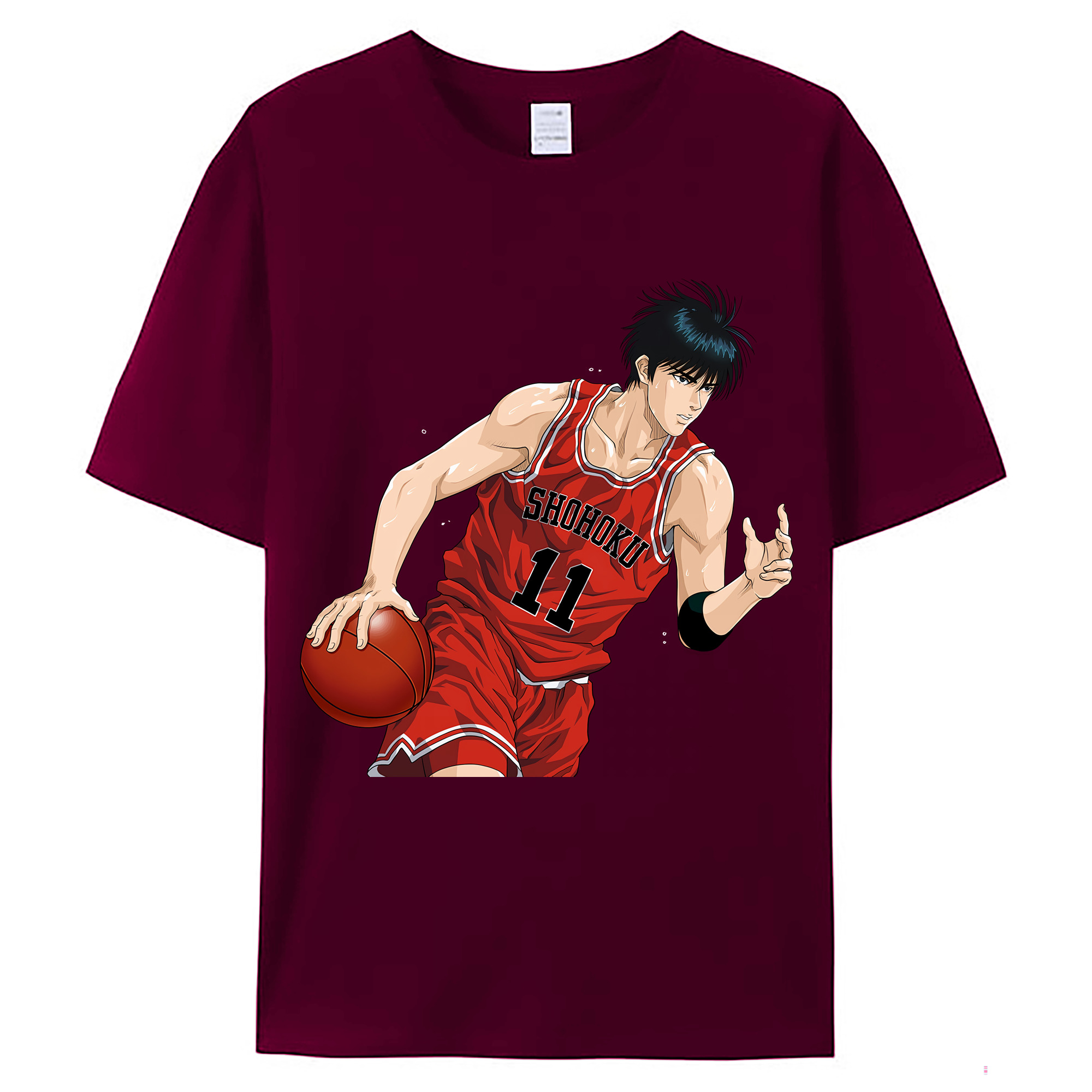 （画像用） SLAM DUNK／スラムダンク レディースカジュアルプリントTシャツ（綿100％）